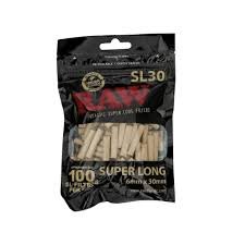 RAW BLACK FILTERS 6 X 20mm, 120 per bag 30/BOX